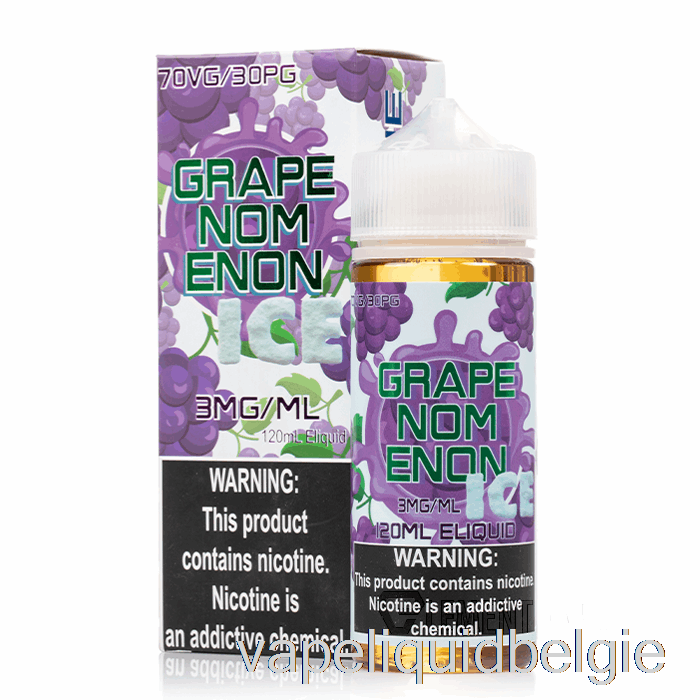 Vape Vloeistof Ijs Grapenomenon - Nomenon E-liquids - 120ml 3mg